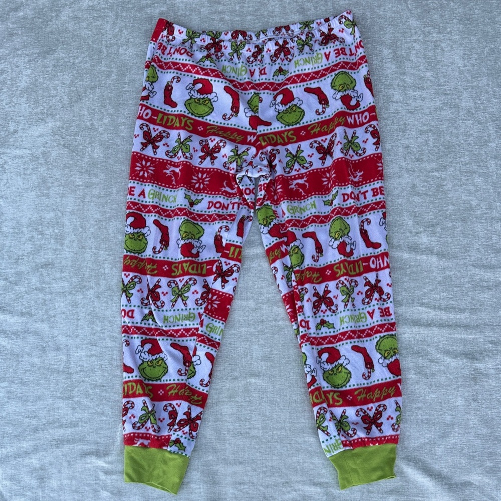 Dr. Seuss Grinch Holiday Pajama Joggers Size XL